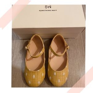 Something Navy Toddler Mary Jane Flat